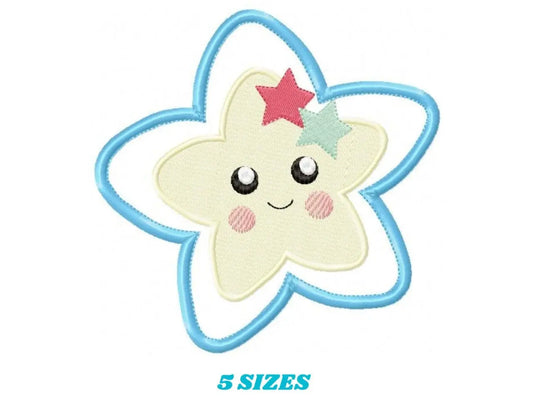 Starfish embroidery designs - Ocean Starfish tag embroidery design machine embroidery pattern - Starfish applique design - instant download Marcia Embroidery
