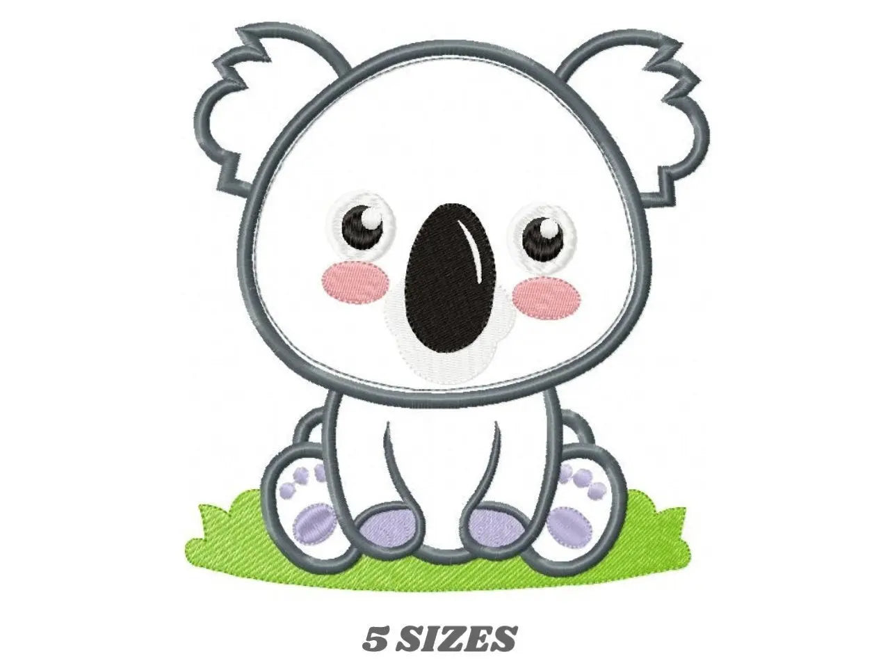 Koala embroidery design - Baby boy embroidery designs machine embroidery pattern - koala applique design - baby newborn layette kids pes Marcia Embroidery