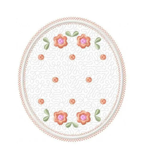 Frame embroidery designs - Quilt embroidery design machine embroidery pattern - baby girl embroidery file - quilt applique design roses Marcia Embroidery
