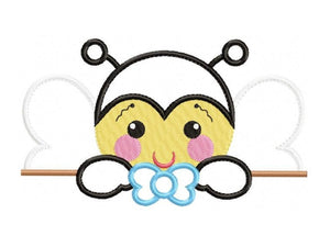 Bee embroidery design - Bees embroidery designs machine embroidery pattern - baby boy embroidery file - honey bee applique design newborn