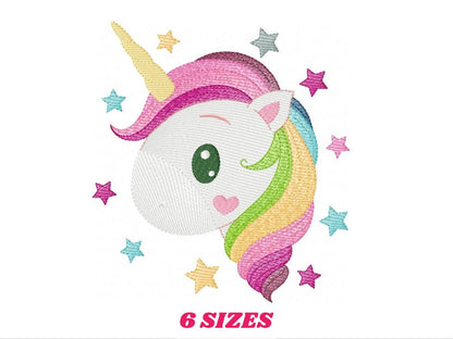 Unicorn embroidery designs - Baby Girl embroidery design machine embroidery pattern - Unicorns embroidery file - newborn layette blanket pes