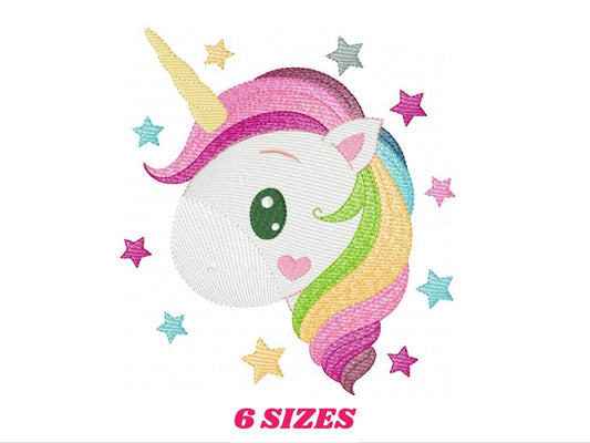 Unicorn embroidery designs - Baby Girl embroidery design machine embroidery pattern - Unicorns embroidery file - newborn layette blanket pes