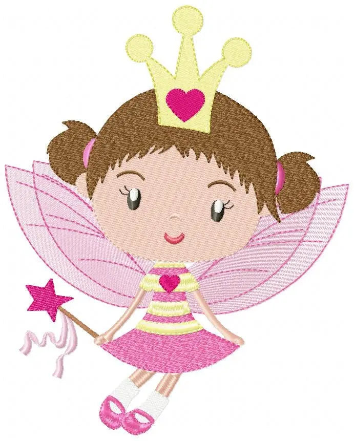 Fairy embroidery designs - Tooth fairy godmother embroidery design machine embroidery pattern - Baby girl embroidery file instant download Marcia Embroidery