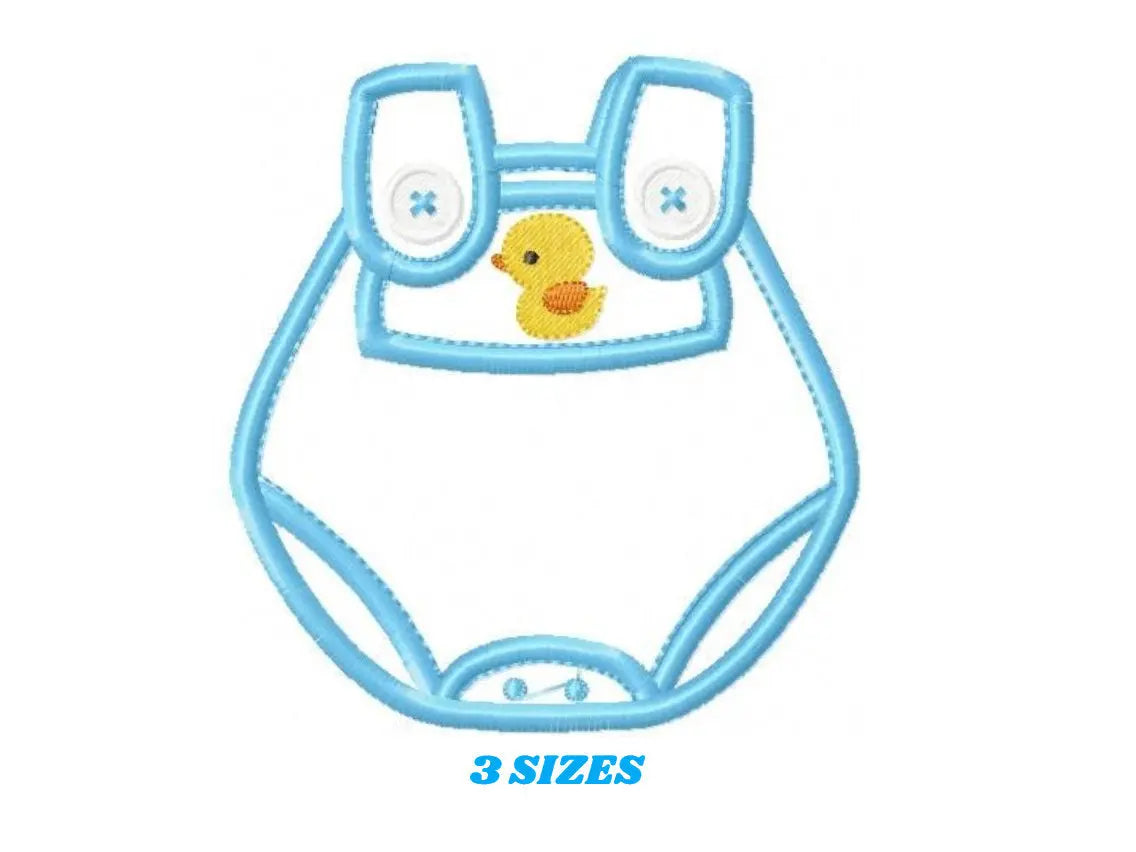 Overall embroidery designs - Jumpsuit embroidery design machine embroidery pattern - Baby boy embroidery file - Shortall romper playsuit Marcia Embroidery