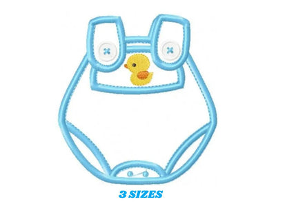 Overall embroidery designs - Jumpsuit embroidery design machine embroidery pattern - Baby boy embroidery file - Shortall romper playsuit Marcia Embroidery