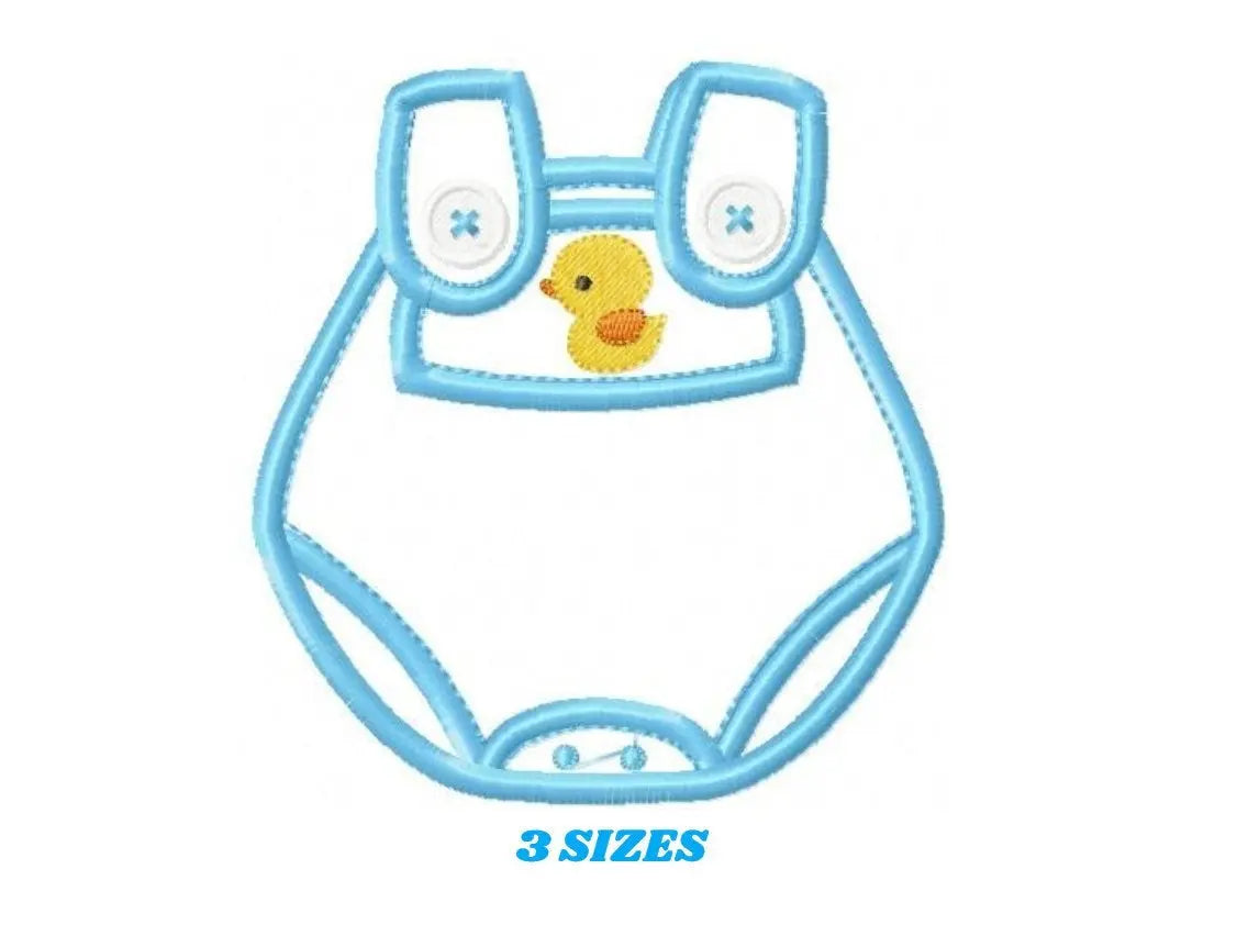 Overall embroidery designs - Jumpsuit embroidery design machine embroidery pattern - Baby boy embroidery file - Shortall romper playsuit Marcia Embroidery