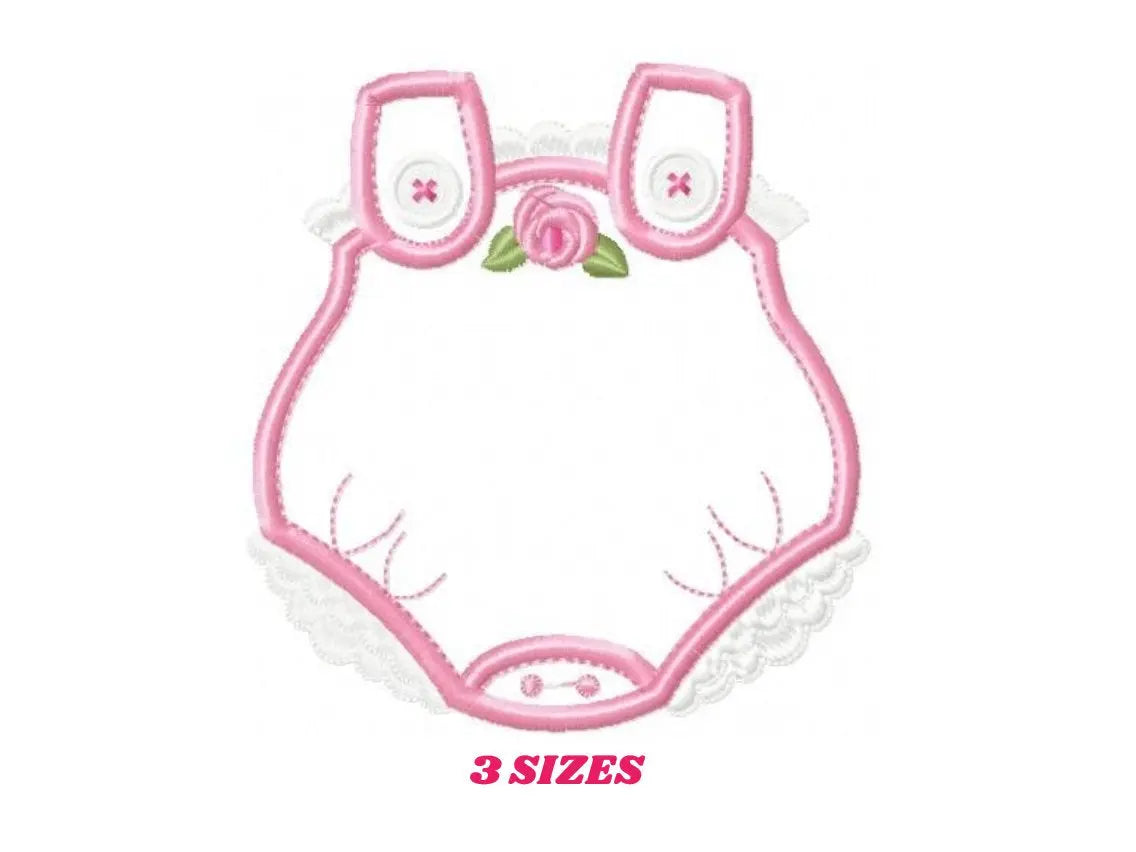 Baby Overall embroidery designs - Jumpsuit embroidery design machine embroidery pattern - Short tall romper playsuit - instant download pes Marcia Embroidery