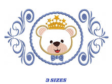 Carica l&#39;immagine nel visualizzatore di Gallery, Bear embroidery designs Laurel embroidery design machine embroidery pattern bear wreath embroidery bear design baby embroidery boy design
