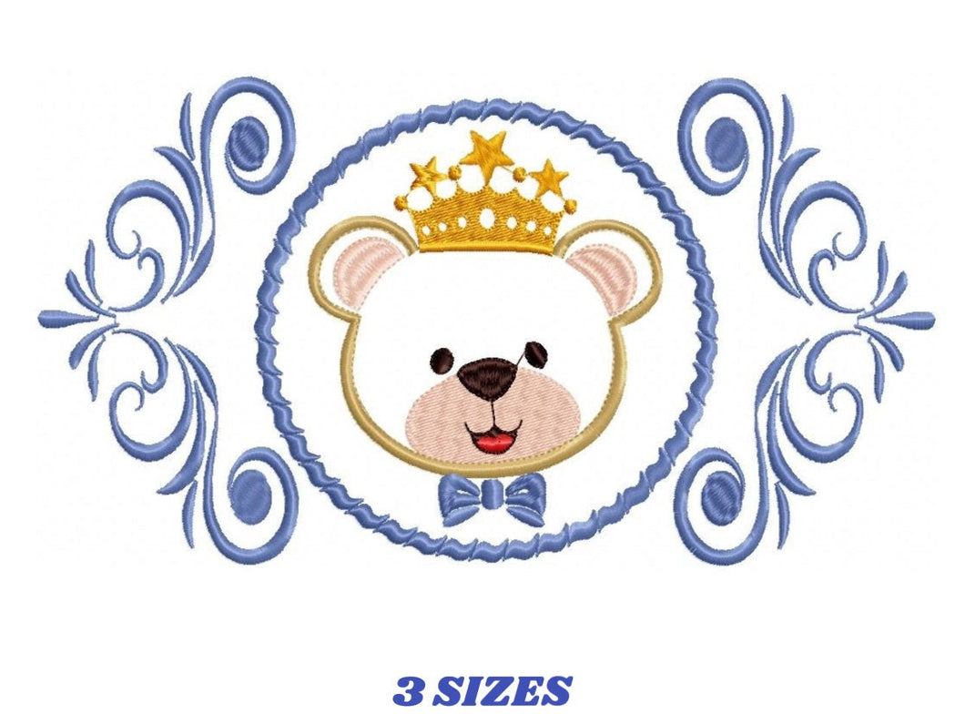 Bear embroidery designs Laurel embroidery design machine embroidery pattern bear wreath embroidery bear design baby embroidery boy design