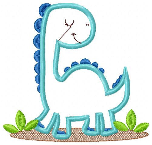 Dinosaur embroidery designs - Dino machine embroidery pattern - Baby boy and girl file - Dinosaur Applique - Instant digital download pes