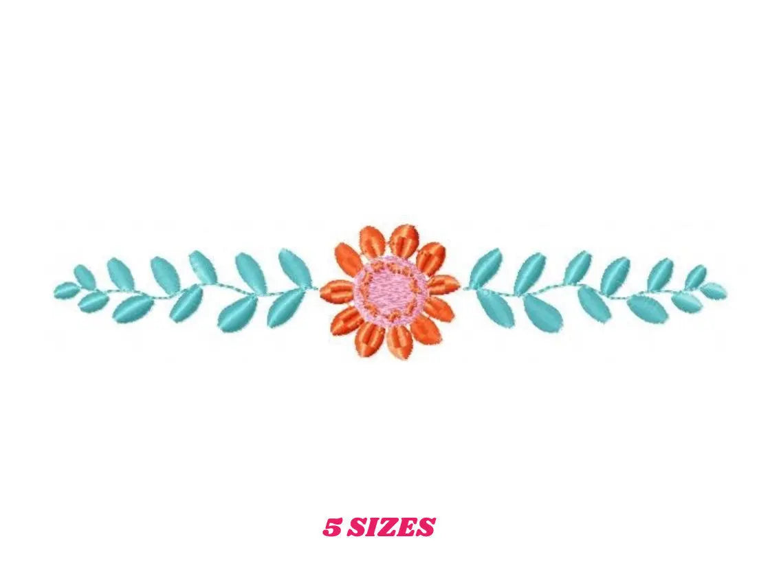 Monogram Frame embroidery designs - Flower embroidery design machine embroidery pattern - rose wreath embroidery file - baby girl embroidery Marcia Embroidery