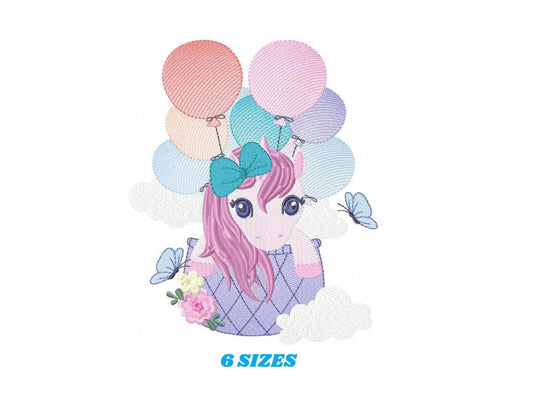 Unicorn embroidery designs - Baby girl embroidery design machine embroidery pattern - Unicorns embroidery file - newborn embroidery nursery