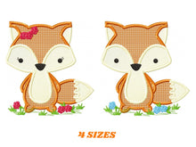 Laden Sie das Bild in den Galerie-Viewer, Red Fox embroidery designs - Fox embroidery design machine embroidery pattern - Woodland animals embroidery file - rippled instant download
