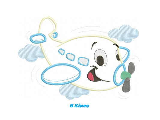Plane embroidery designs - Airplane embroidery design machine embroidery pattern - Airplane applique design - Baby boy embroidery download