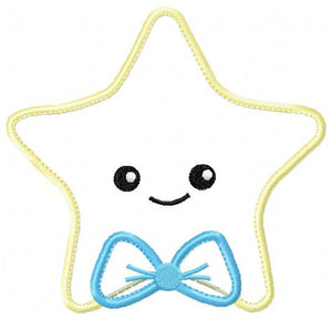 Star embroidery design - Baby girl embroidery designs machine embroidery pattern - Star applique design - boy embroidery instant download