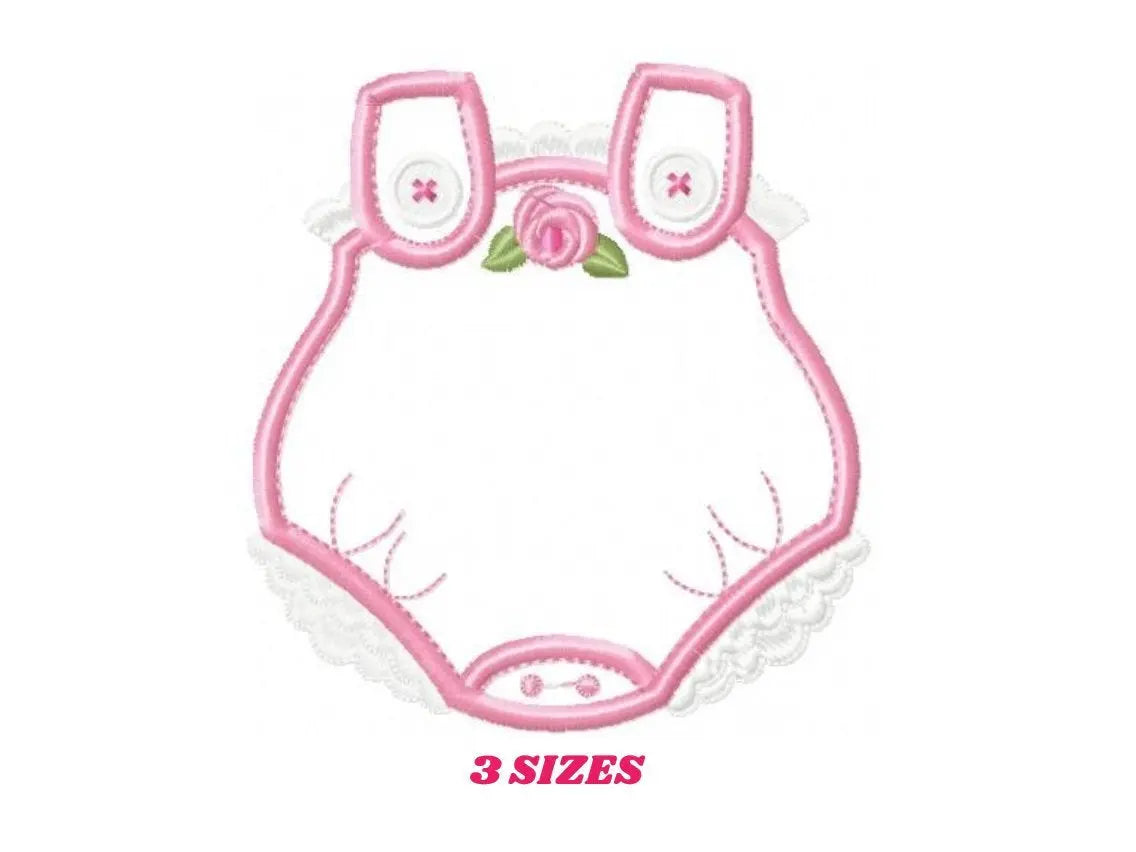 Baby Overall embroidery designs - Jumpsuit embroidery design machine embroidery pattern - Short tall romper playsuit - instant download pes Marcia Embroidery