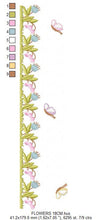 Cargar imagen en el visor de la galería, Flower garden embroidery designs - Spring flowers embroidery design machine embroidery pattern - Tea towel embroidery file - kitchen apron
