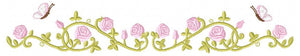 Flower garden embroidery designs - Roses embroidery design machine embroidery pattern - Tea towel embroidery file - kitchen cloth apron