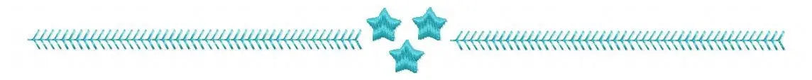 Border embroidery designs - Divider embroidery design machine embroidery pattern - Line embroidery file - tea towel embroidery flourish star Marcia Embroidery