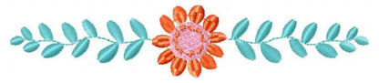 Monogram Frame embroidery designs - Flower embroidery design machine embroidery pattern - rose wreath embroidery file - baby girl embroidery Marcia Embroidery