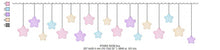 Laden Sie das Bild in den Galerie-Viewer, Star embroidery design - rain embroidery design machine embroidery pattern - baby girl embroidery file - digital file instant download
