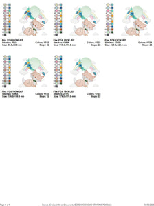 Fox embroidery designs - Balloon embroidery design machine embroidery pattern - Woodland Animal embroidery file - baby boy embroidery child