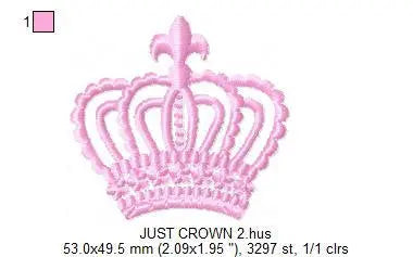 Crown embroidery designs - Laurel Wreath Crown embroidery design machine embroidery pattern - baby girl embroidery file - instant download Marcia Embroidery