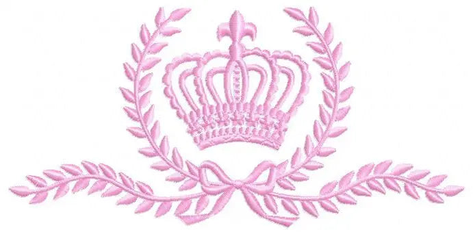 Crown embroidery designs - Laurel Wreath Crown embroidery design machine embroidery pattern - baby girl embroidery file - instant download Marcia Embroidery