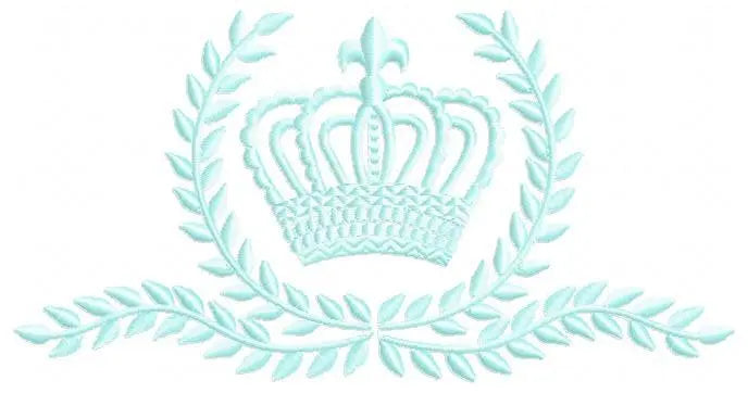 Crown embroidery designs - Laurel Wreath Crown embroidery design machine embroidery pattern - baby girl embroidery file - instant download Marcia Embroidery