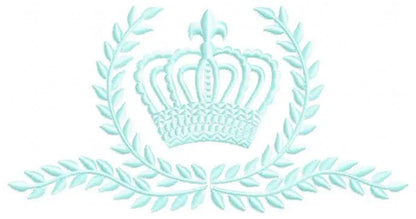 Crown embroidery designs - Laurel Wreath Crown embroidery design machine embroidery pattern - baby girl embroidery file - instant download Marcia Embroidery