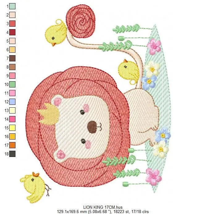 Lion embroidery designs - Safari embroidery design machine embroidery pattern - Baby boy embroidery file - king embroidery instant download Marcia Embroidery