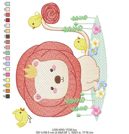 Lion embroidery designs - Safari embroidery design machine embroidery pattern - Baby boy embroidery file - king embroidery instant download Marcia Embroidery
