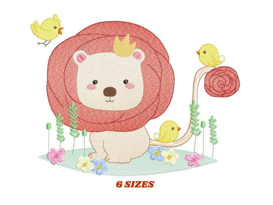Lion embroidery designs - Safari embroidery design machine embroidery pattern - Baby boy embroidery file - king embroidery instant download Marcia Embroidery