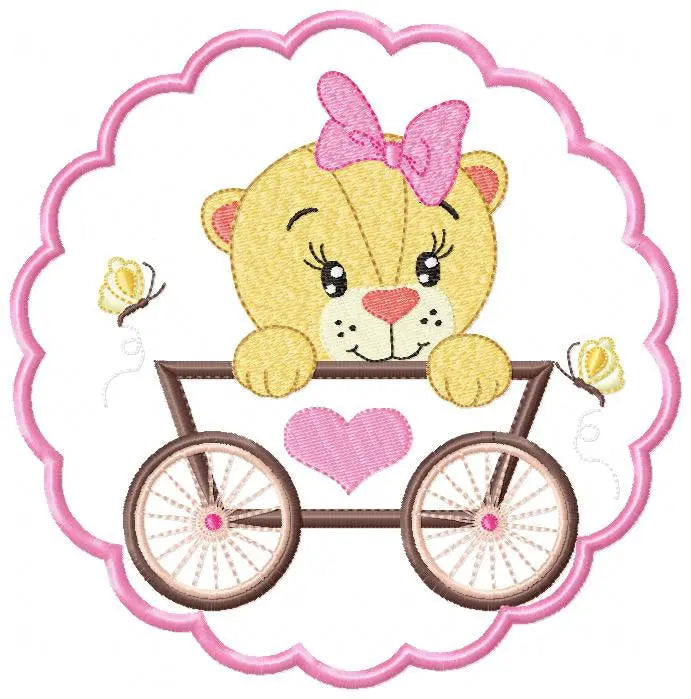Lioness embroidery designs - Lion embroidery design machine embroidery pattern - Animal embroidery - Baby girl embroidery instant download Marcia Embroidery