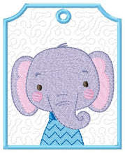 Cargar imagen en el visor de la galería, Elephant embroidery designs - Safari embroidery design machine embroidery pattern - Baby boy embroidery file - animal embroidery download
