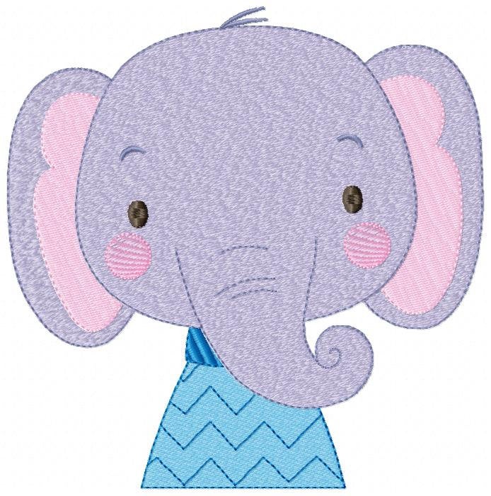 Elephant embroidery designs - Safari embroidery design machine embroidery pattern - Baby boy embroidery file - animal embroidery download