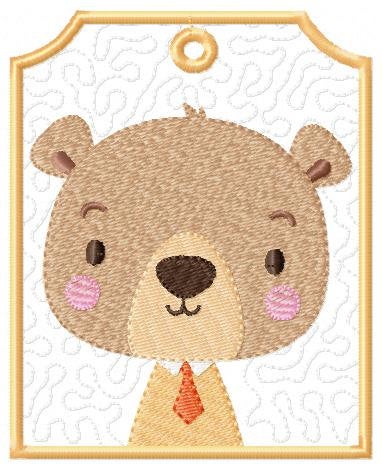 Bear embroidery designs - Safari embroidery design machine embroidery pattern - Baby boy embroidery file -  bear with clothes download