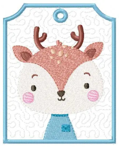 Deer embroidery designs - Safari embroidery design machine embroidery pattern - Baby boy embroidery file -  deer with clothes download HUS Marcia Embroidery