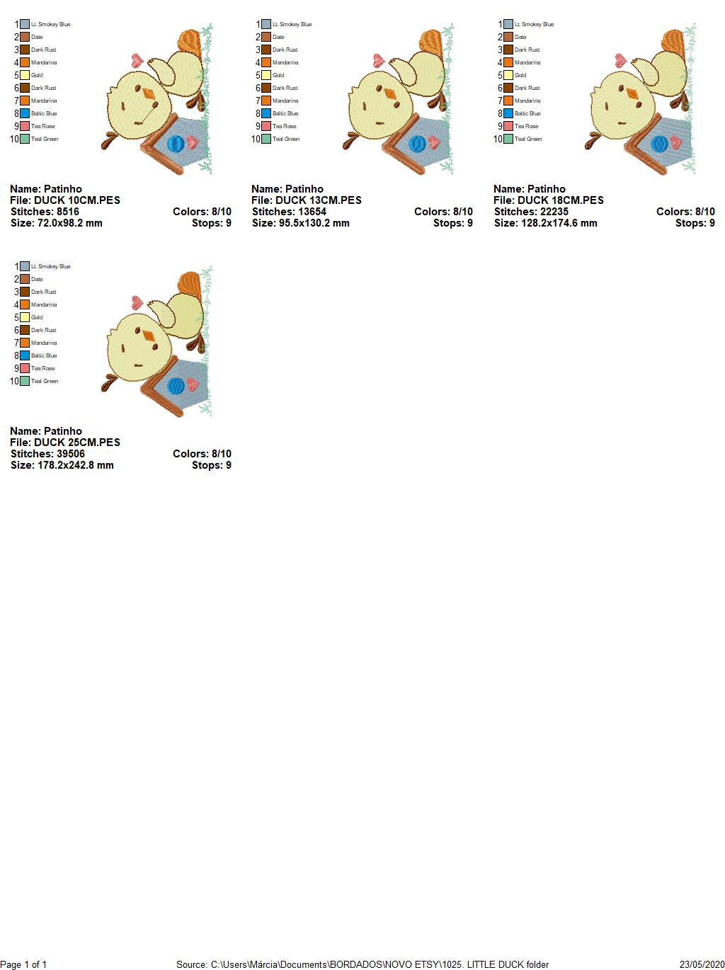 Duck embroidery design - Baby boy embroidery designs machine embroidery pattern - kid embroidery file - male duck animal  instant download