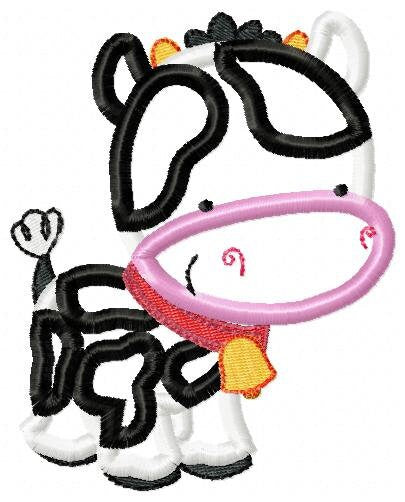 Cow embroidery design - Animal embroidery designs machine embroidery pattern - Farm embroidery file - boy embroidery cow applique design Marcia Embroidery