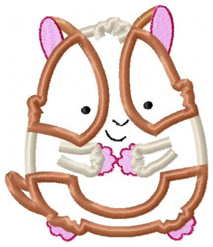 Hamster embroidery design - Baby Boy embroidery designs machine embroidery pattern - Hamster applique design - instant download animal pet Marcia Embroidery