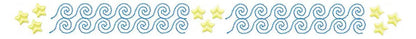 Border embroidery designs - Divider embroidery design machine embroidery pattern - Line embroidery file - tea towel embroidery flourish star Marcia Embroidery