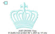 Cargar imagen en el visor de la galería, Crown embroidery designs - Laurel Wreath Crown embroidery design machine embroidery pattern - baby girl embroidery file - instant download
