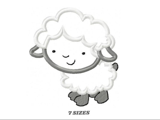 Sheep embroidery design - Lamb embroidery designs machine embroidery pattern - baby boy embroidery file - sheep applique design download Marcia Embroidery
