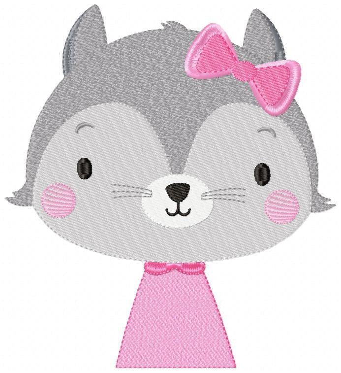 Cat embroidery designs - Safari embroidery design machine embroidery pattern - Baby girl  embroidery file - animal pet embroidery download Marcia Embroidery