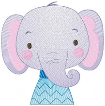 Cargar imagen en el visor de la galería, Elephant embroidery designs - Safari embroidery design machine embroidery pattern - Baby boy embroidery file - animal embroidery download
