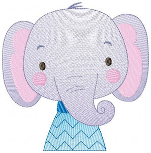 Elephant embroidery designs - Safari embroidery design machine embroidery pattern - Baby boy embroidery file - animal embroidery download