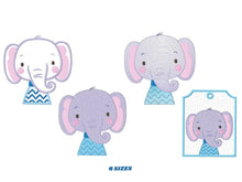 Cargar imagen en el visor de la galería, Elephant embroidery designs - Safari embroidery design machine embroidery pattern - Baby boy embroidery file - animal embroidery download
