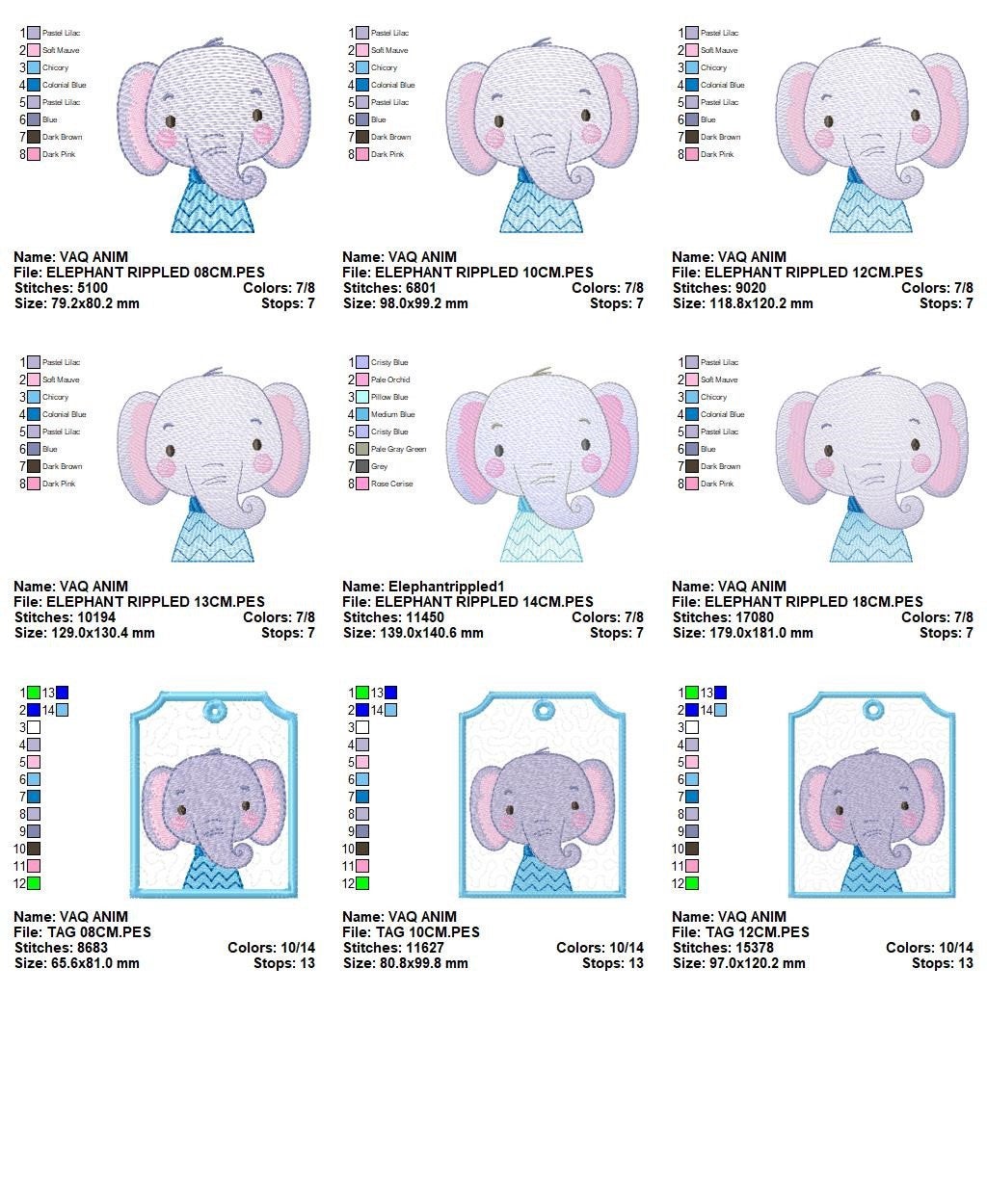 Elephant embroidery designs - Safari embroidery design machine embroidery pattern - Baby boy embroidery file - animal embroidery download