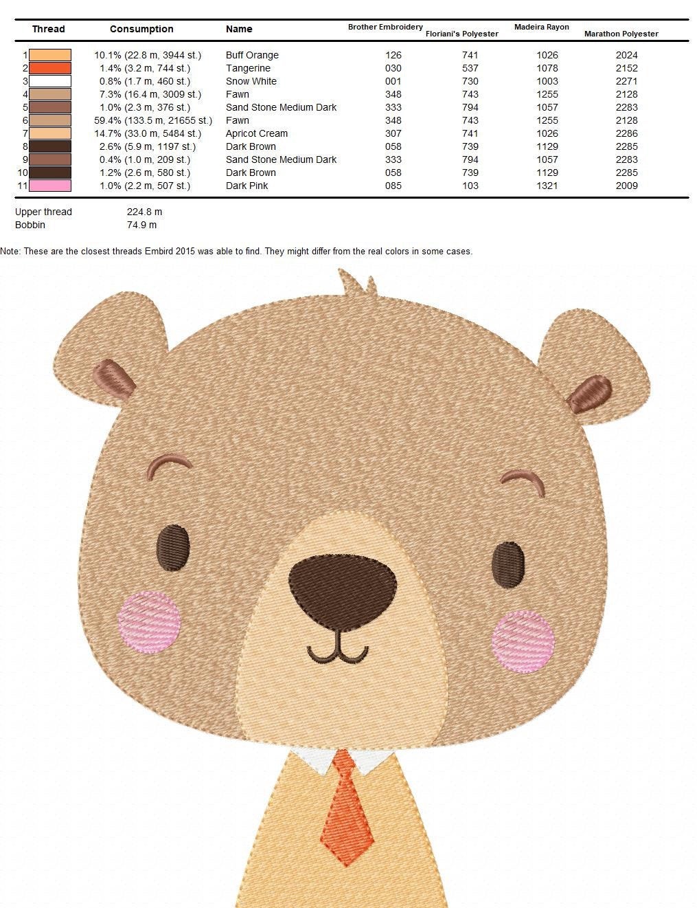 Bear embroidery designs - Safari embroidery design machine embroidery pattern - Baby boy embroidery file -  bear with clothes download